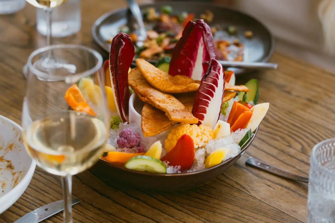 Crudité and mezze for the table