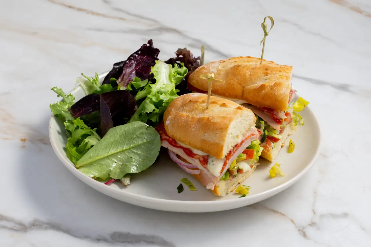 A sandwich at lunch at CALA